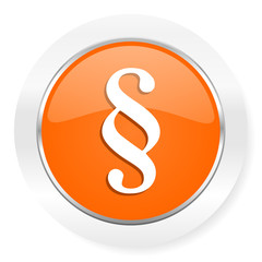 paragraph orange computer icon