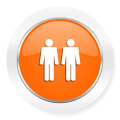 couple orange computer icon