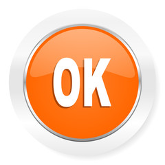 ok orange computer icon