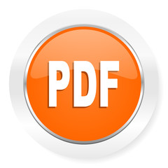 pdf orange computer icon
