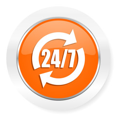 service orange computer icon