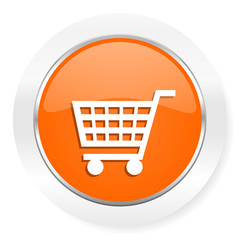 cart orange computer icon