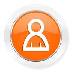 person orange computer icon