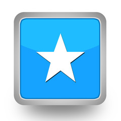 BOUTONS CARRES COLLECTION BLEUE