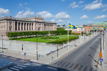 Stockholm view - royal palace