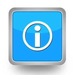 BOUTONS CARRES COLLECTION BLEUE