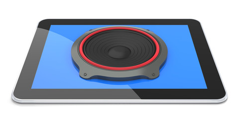 Tablet PC with Speaker