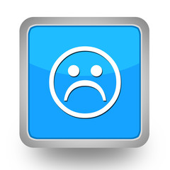 BOUTONS CARRES COLLECTION BLEUE