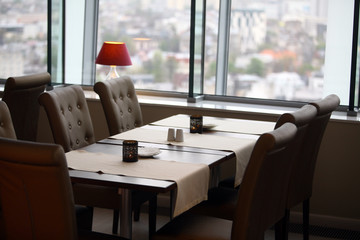 Interior with lamps