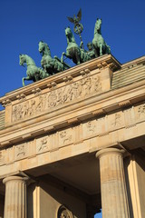Brandenburger Tor mit Quadriga in Berlin