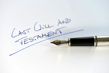Last Will and Testament, Erben, Erbschaft, Tod, Füller