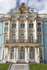 Fototapeta na wymiar facade of the Catherine Palace