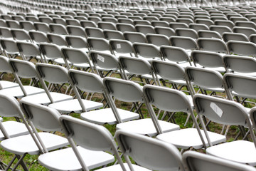 Rows of Empty Chairs