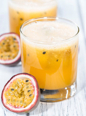 Glass with Maracja Juice