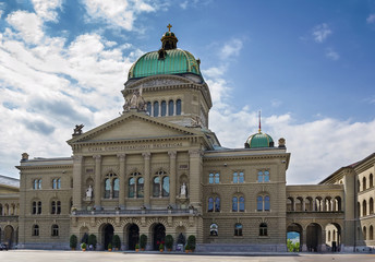 Fototapeta na wymiar Federal Palace of Switzerland, Bern