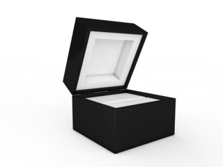 jewel box isolated on white background