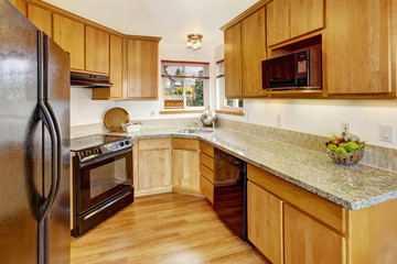 Small kitchen room interior