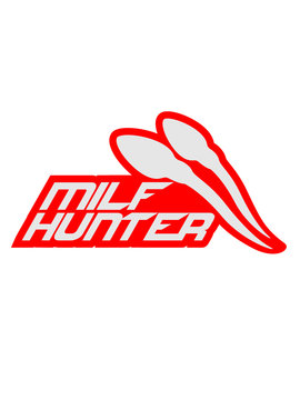 Milf Hunter Sperm Logo Design