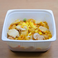 Baked spiral pasta with chicken