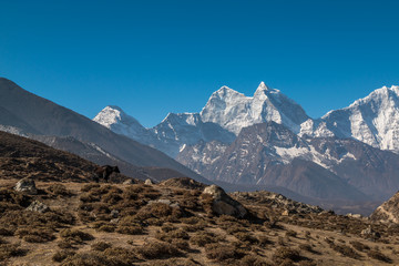 Himalayan mountains in Nepal