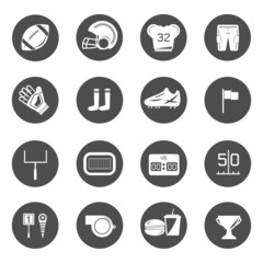 American football icons