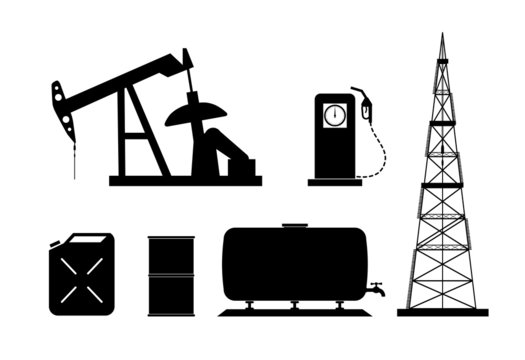 set of elements of the oil-extracting industry