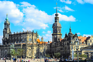 Fototapeta na wymiar Dresden landmarks