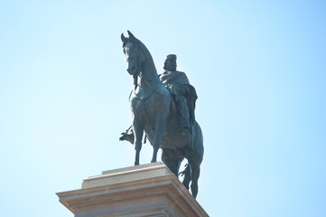 Fototapeta na wymiar Giuseppe Garibaldi monument