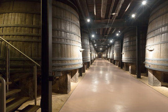 Interior  of old winery