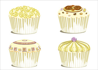 wedding cupcake