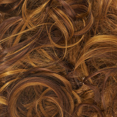 Hair fragment as a background composition