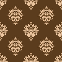 Floral seamless arabesque pattern