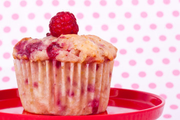raspberry muffin