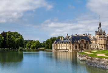 château de Chantilly - obrazy, fototapety, plakaty