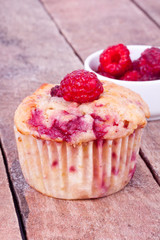raspberry muffin
