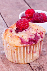 raspberry muffin