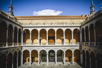Fototapeta premium Alcazar, fortress, Tourism, Toledo, most famous city in spain