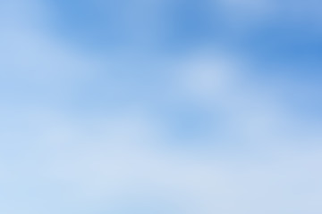 Abstract blur blue and white background.