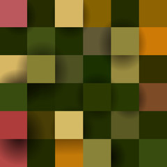 Colorful squares background pattern design