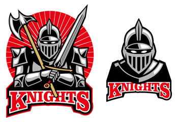 medieval knight mascot