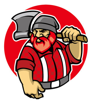 lumberjack mascot