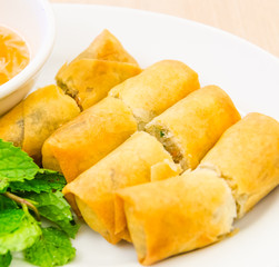 Fried spring rolls