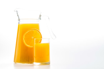 Orange juice glass