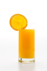 Orange juice glass