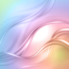 Abstract colorful wave background.