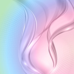 Abstract colorful wave background.