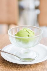 Ice cream green tea