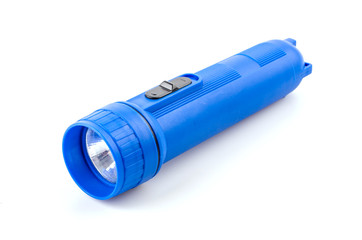 Flashlight isolated white background