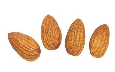 Close - up heathy food almonds seed