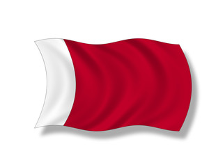 Illustration,Flagge von Bahrain
